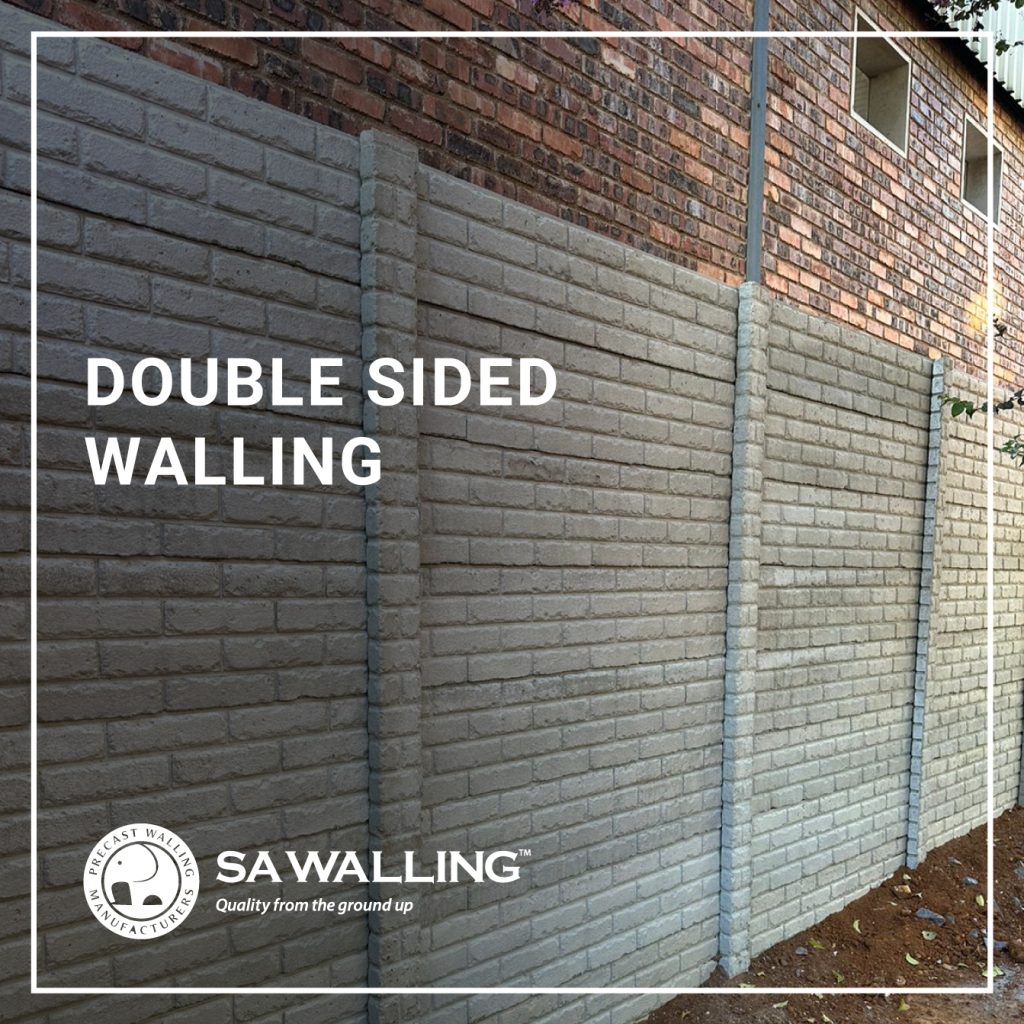 Double Sided Walling - Rustic Brick