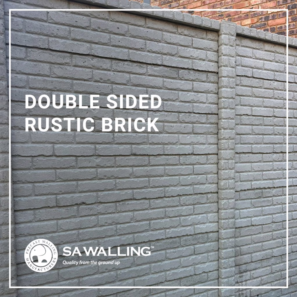 double sided rustic brick walling